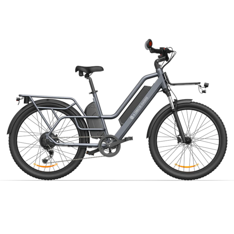 Elektriskais velosipēds ADO Oasis 260T, 26" pelēks