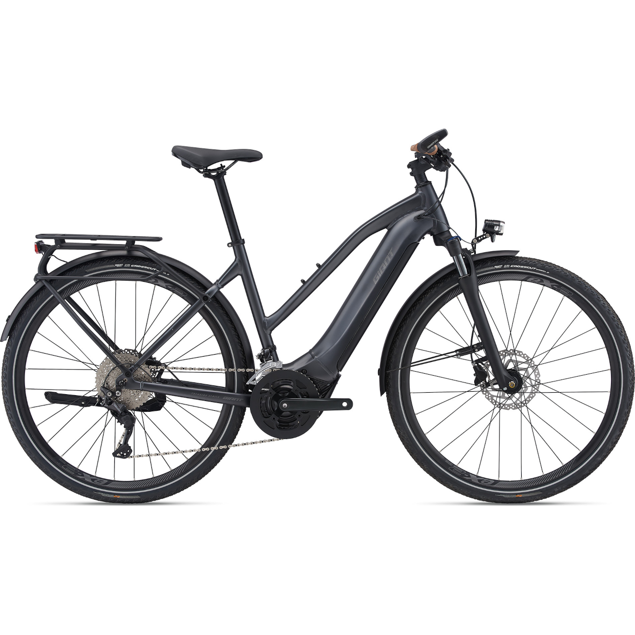 Elektriskais velosipēds GIANT Explore E+ 1 STA: 28" Gunmetal Black