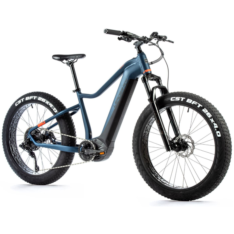 Elektriskais velosipēds LEADER FOX Brasa 26" Fat Bike: tumši zils