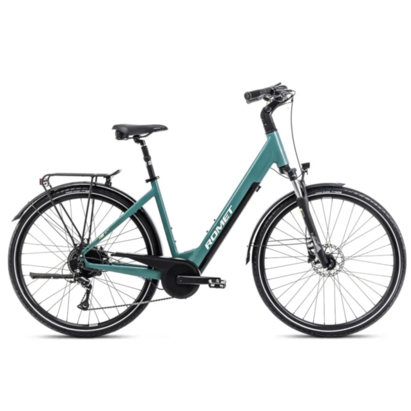 Elektriskais velosipēds ROMET e-Modeco URB 1.0, tirkīzs