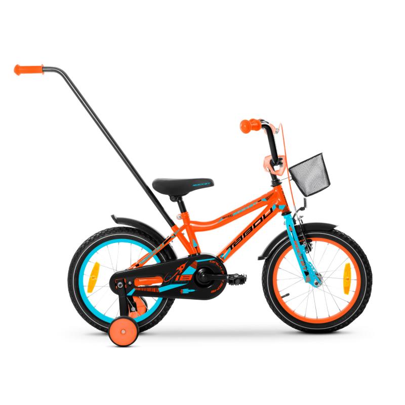Bērnu velosipēds TABOU Rocket, 16" oranžzils