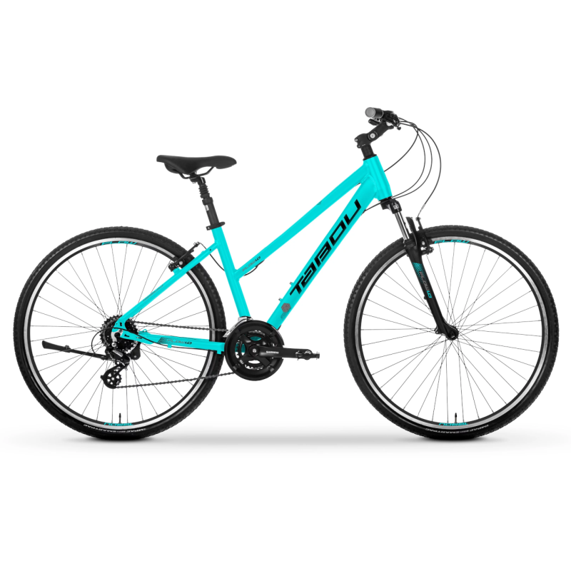 Sieviešu velosipēds TABOU Flow 1,0 W, 28" tirkīza-melns