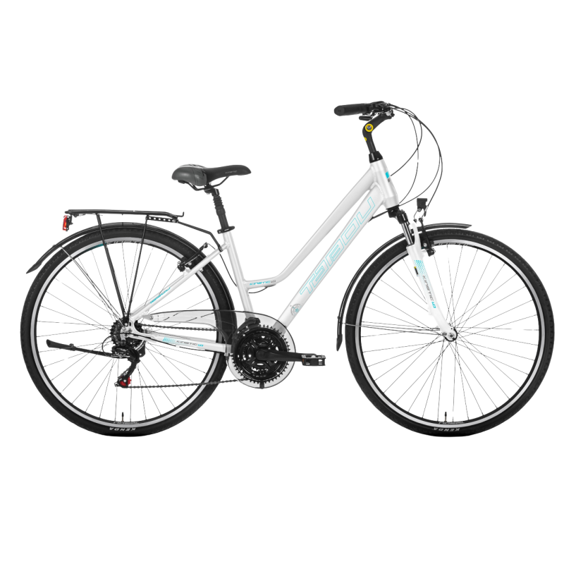 Sieviešu velosipēds TABOU KINETIC 1.0 W, 28" balti zils