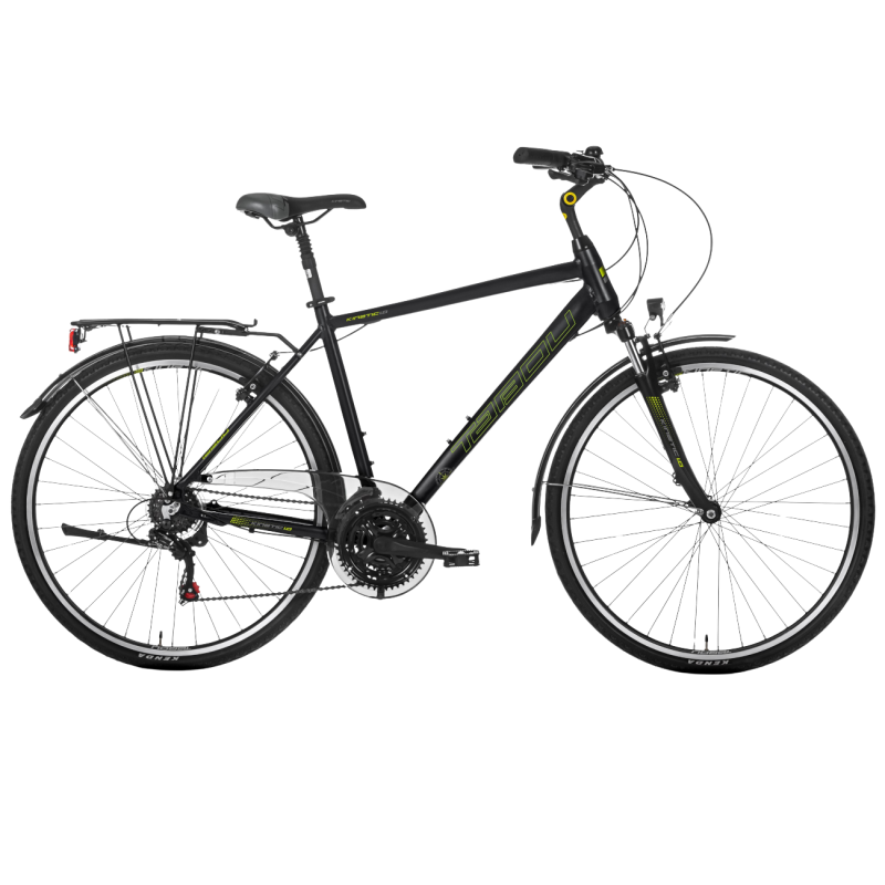 Vīriešu velosipēds TABOU KINETIC 1.0, 28" melni zaļš