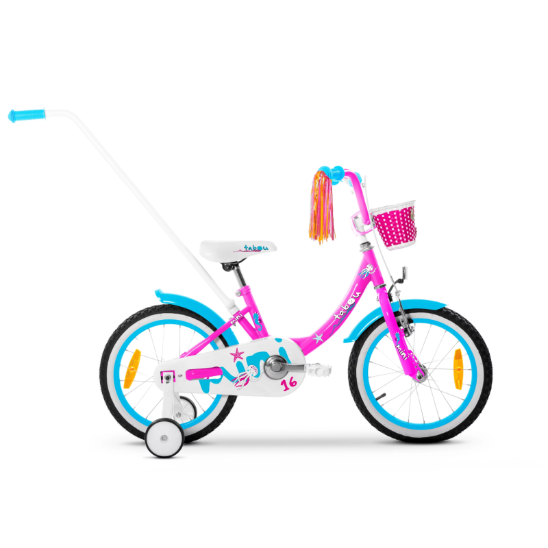 Bērnu velosipēds TABOU Mini, 16" rozā/zils