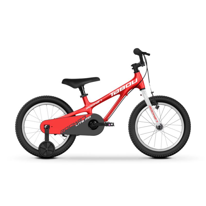 Bērnu velosipēds TABOU Rocket Lite MG, 14" sarkans/balts