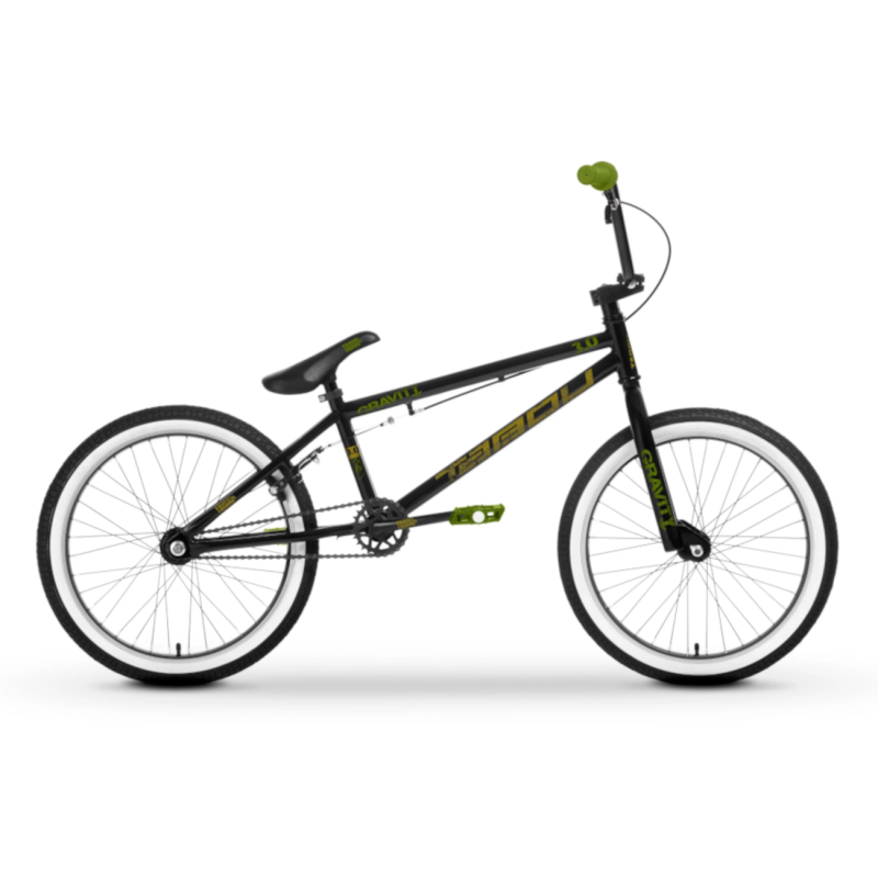 BMX velosipēds TABOU BMX Gravity 3.0, 20" melns-zaļš