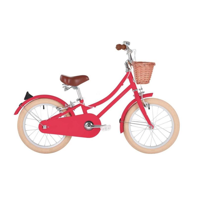 Meiteņu velosipēds Bobbin Gingersnap 4-6 gadiem, 16 collas, sarkanā krāsā