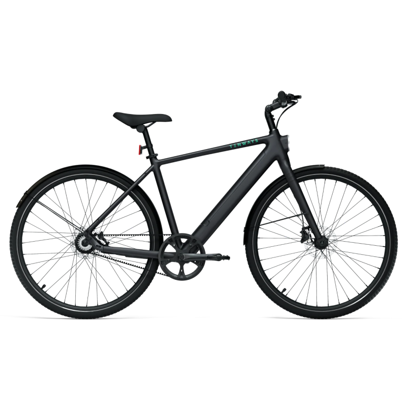 Elektriskais velosipēds TENWAYS CGO600 PRO, Midnight Black