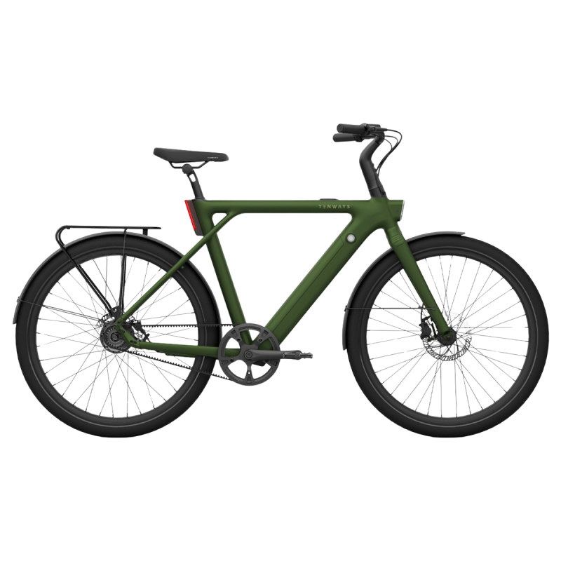 Elektriskais velosipēds TENWAYS CGO009, Jungle Green