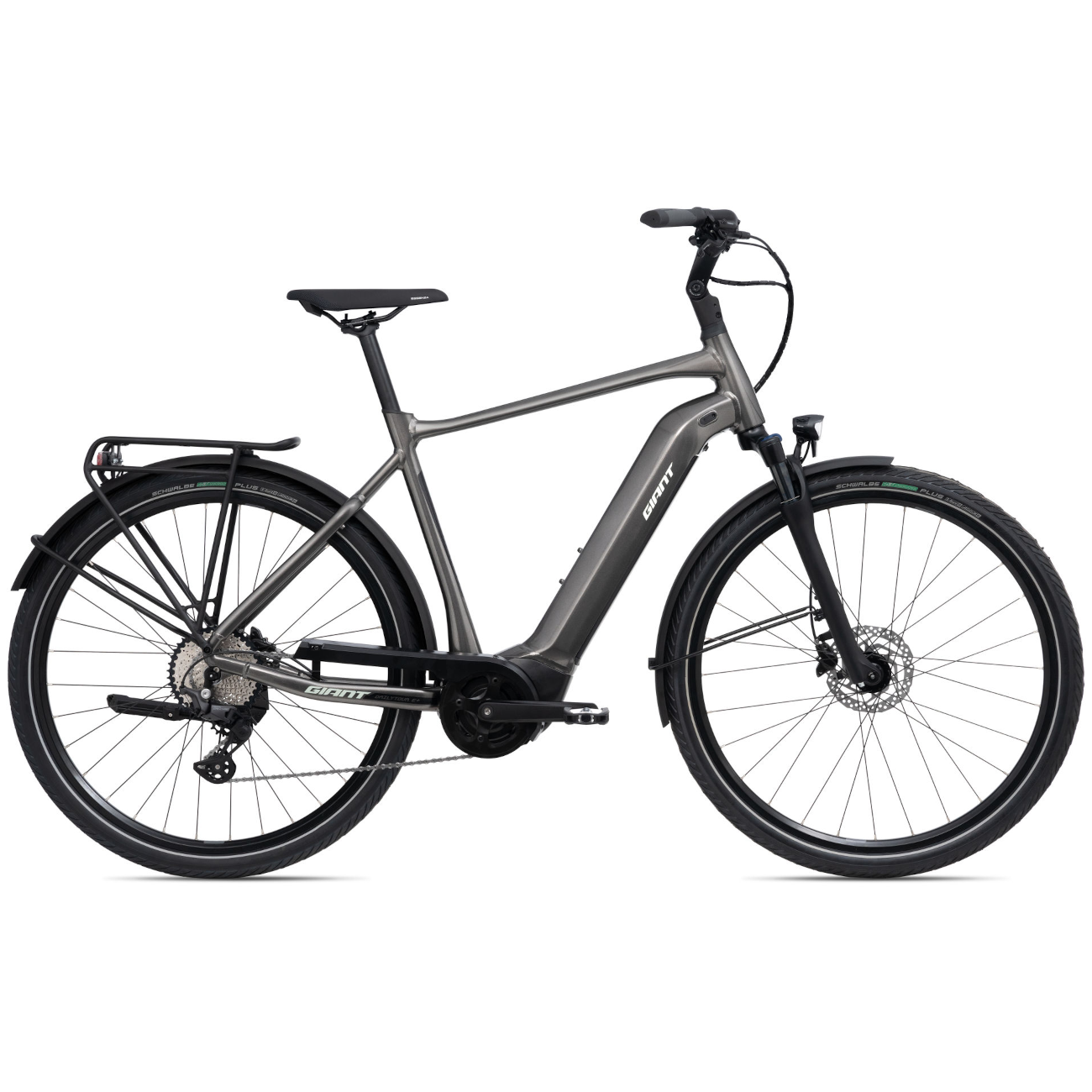 Elektriskais velosipēds GIANT DailyTour E+ 2 D GTS, Space Grey