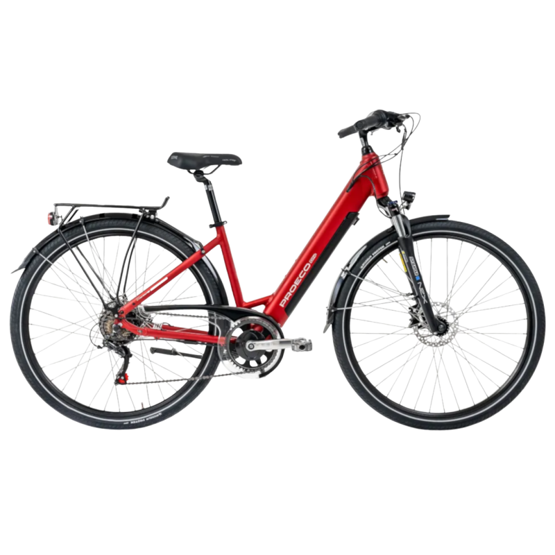 Elektriskais velosipēds ROMET PROECO Wave LTD 1.0, sarkans