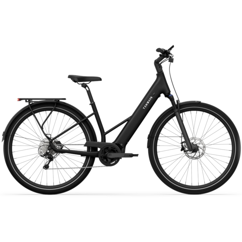 Elektriskais velosipēds TENWAYS Ago Air, Midnight Black