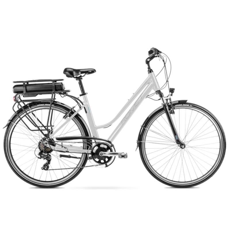 Elektriskais velosipēds ROMET Gazela 2 RM, pelēks
