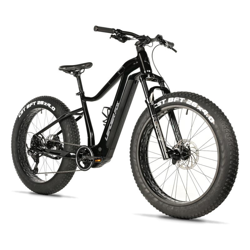 Elektriskais fatbike LEADER FOX Braga 26": melns