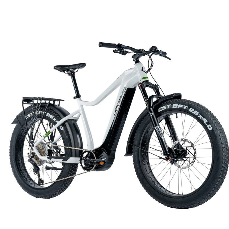 Elektriskais velosipēds LEADER FOX Brasa 26": balts