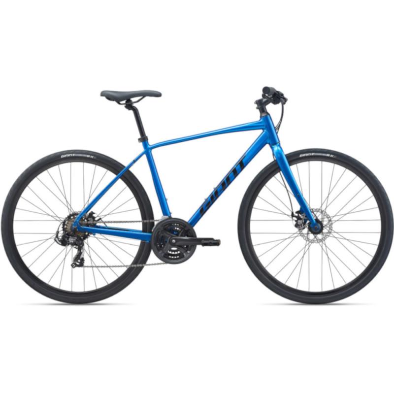 Velosipēdu Giant Escape 3 disks, metāliski zils
