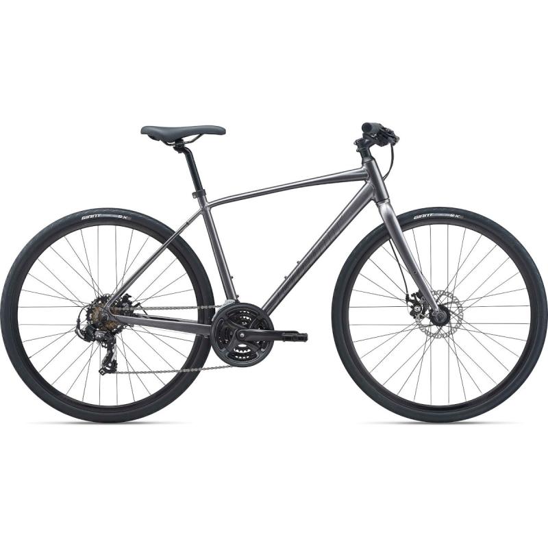 Velosipēdu Giant Escape Disc 3, metāliski melns