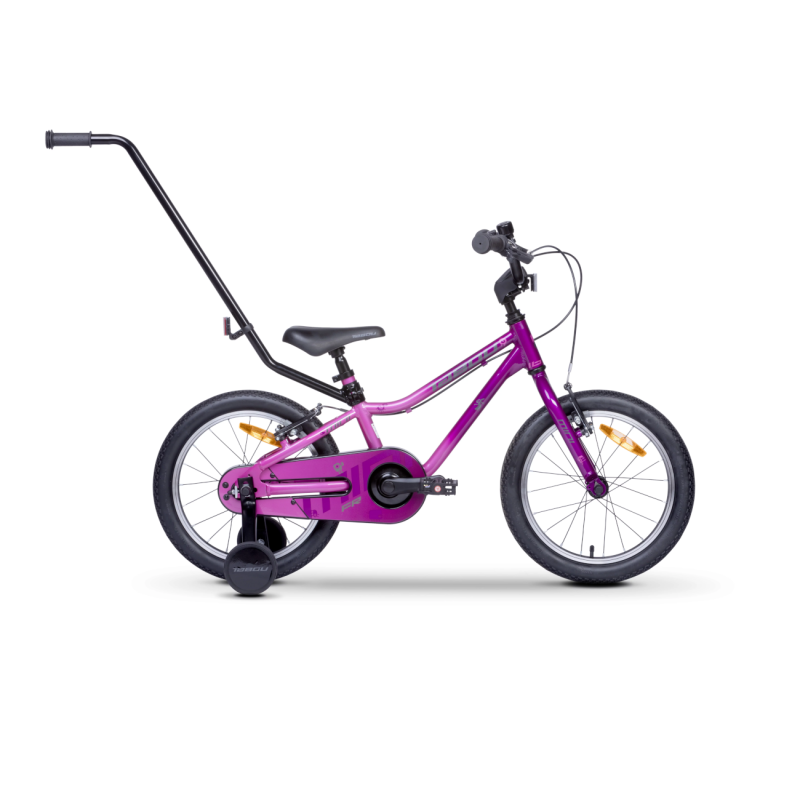 Bērnu velosipēds TABOU Mini FR, 14" rozā-violets