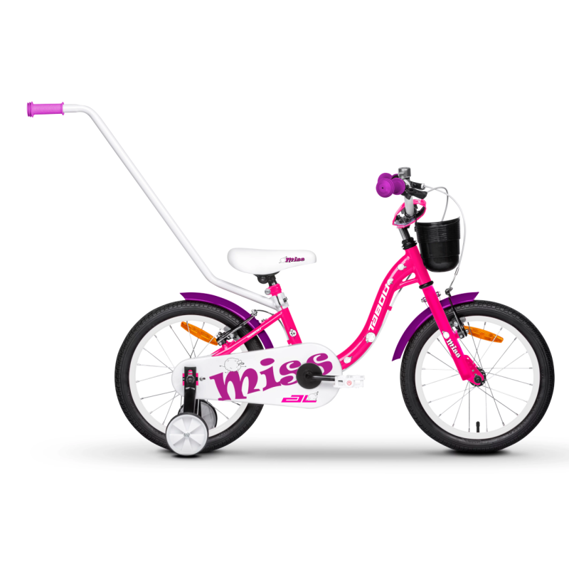 Bērnu velosipēds TABOU Miss AL, 12" rozā-balts