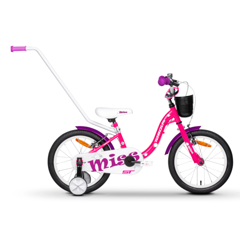 Bērnu velosipēds TABOU Miss ST, 12" rozā-balts
