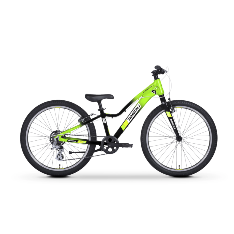 Bērnu velosipēds TABOU Poison Lite 24, zaļi melns