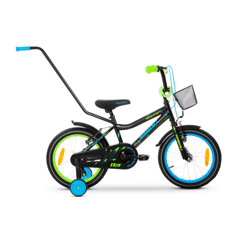 Bērnu velosipēds TABOU Rocket Alu, 20" melnzils