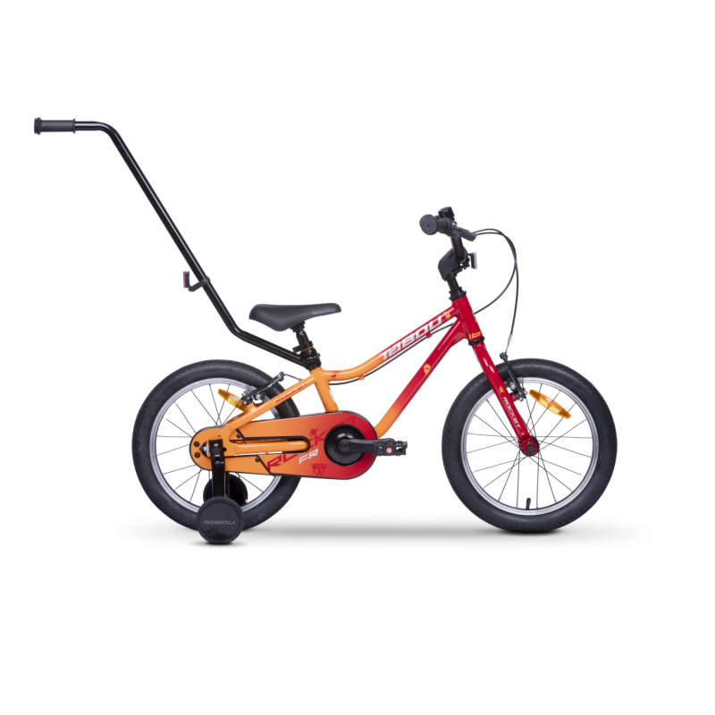 Bērnu velosipēds TABOU Rocket FR, 14" sarkandzeltens