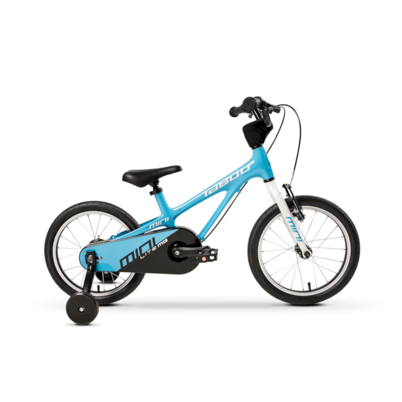 Ultraviegls bērnu velosipēds TABOU Rocket Lite MG, 16" zili balts