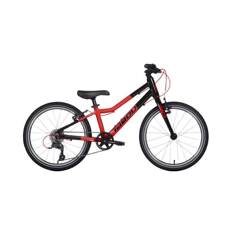 Ultraviegls bērnu velosipēds TABOU Superlite 20, sarkanmelns