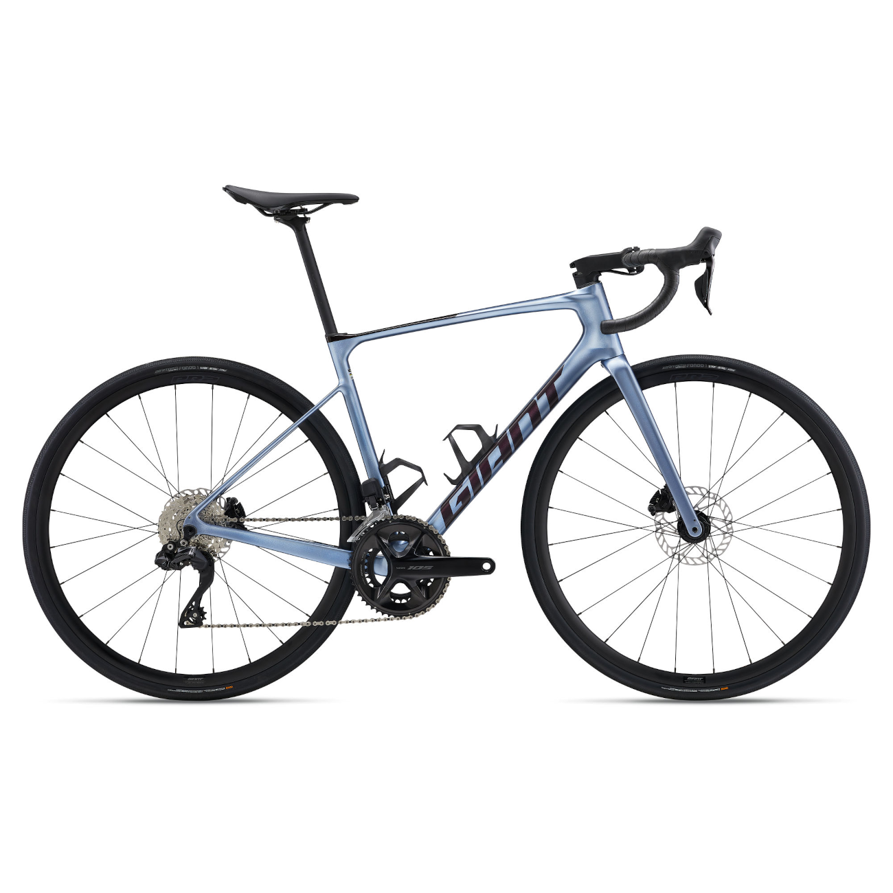 Šosejas velosipēds GIANT Defy Advanced 1 (2025) sals sudrabs